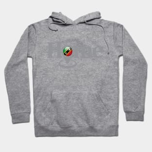 St Kitts and Nevis My Home with Google Maps Locate Icon Hoodie